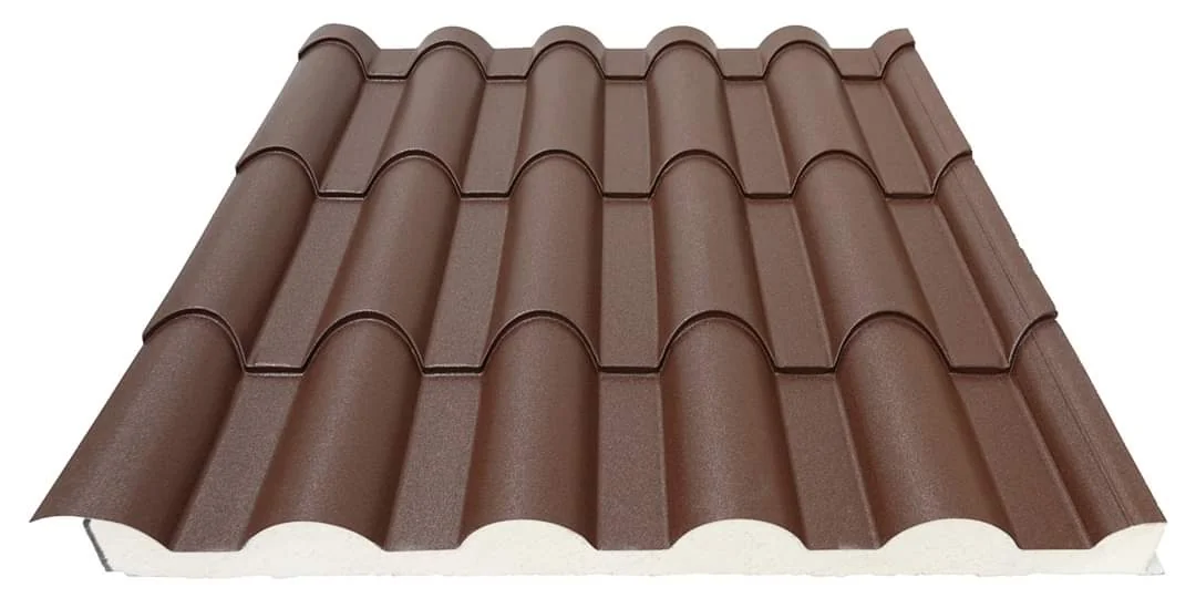 Render 3D de Panel sándwich Fertelha — Chocolate (FERTELHA-CHOCOLATE)