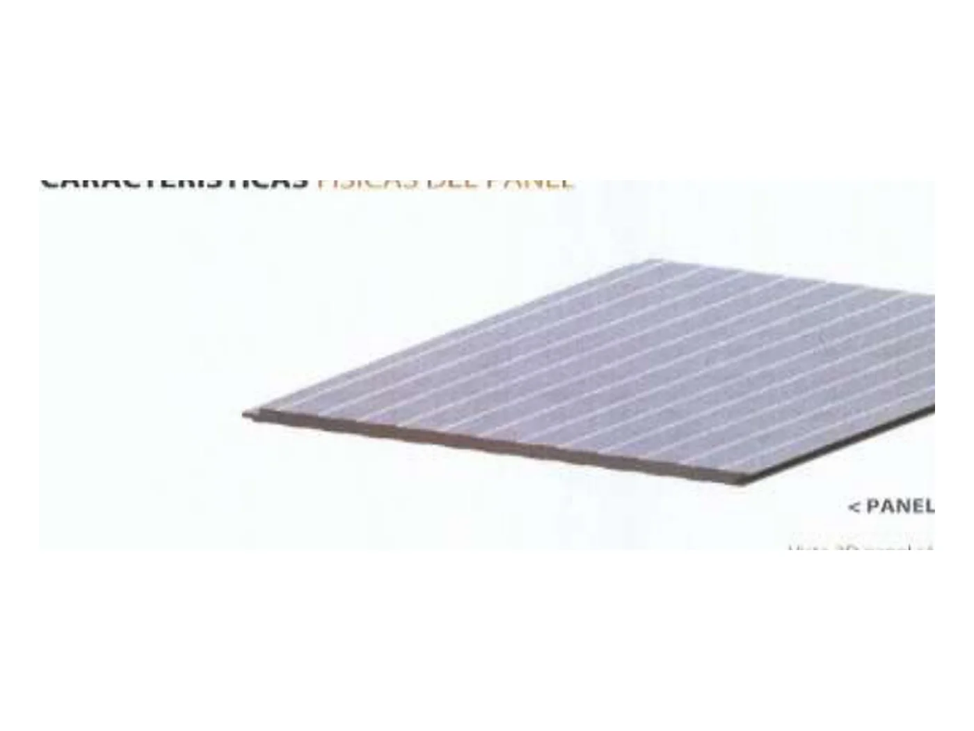 Render 3D de Panel sándwich FP-PF-NEVER-FO-1000 (FP-PF-NEVER-FO-1000)