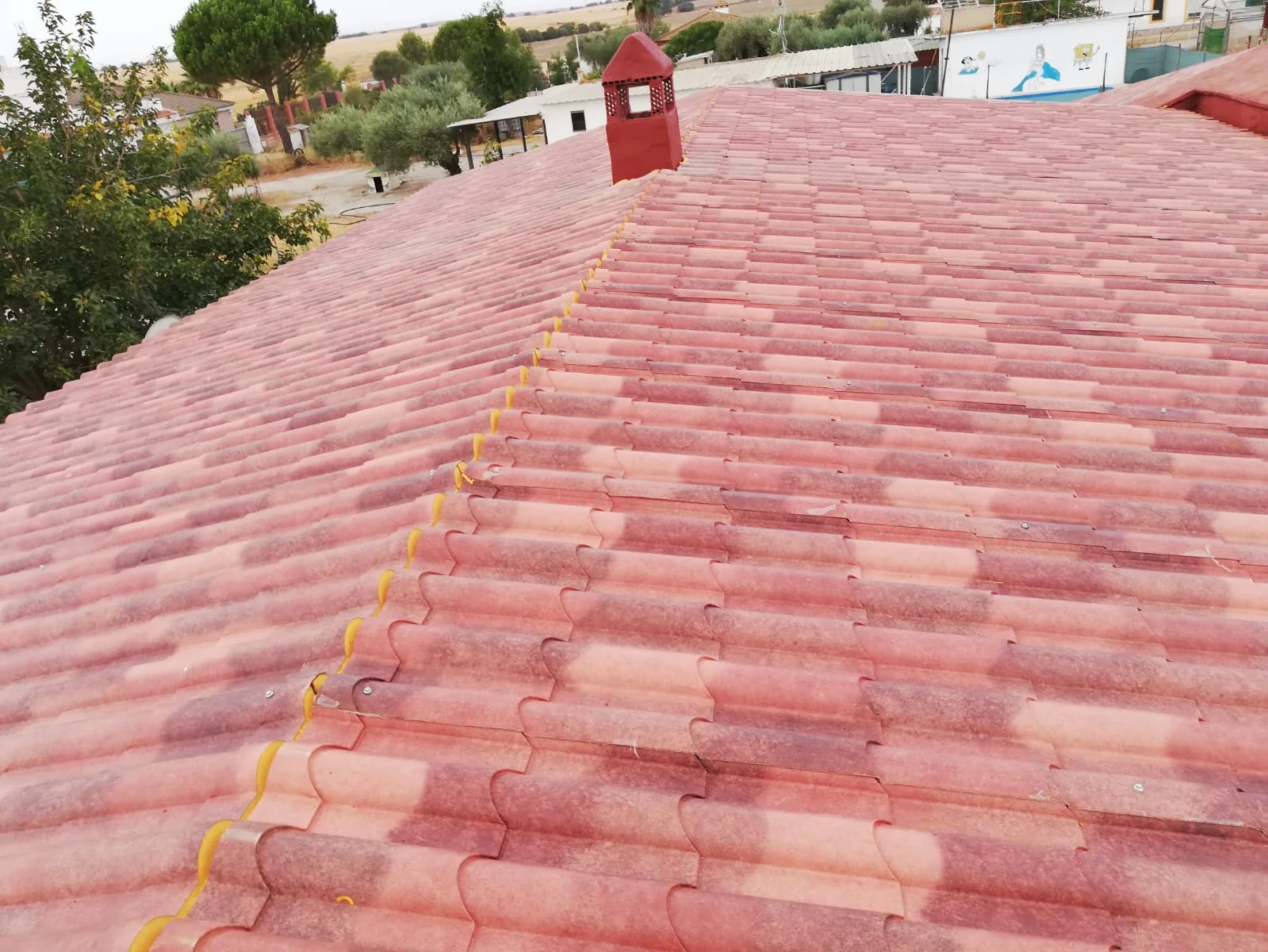 Vivienda — cubierta teja rosa (Olivenza, Badajoz)
